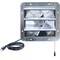 Iliving Silver 10 inch Shutter Exhaust Attic Garage Grow Fan with 3 Speed Thermostat 6 ft. 3 Plugs Cord ILG8SF10V-T - alternate 1